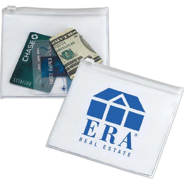 Vinyl Organizer Pouch with Zip Closure... from ASI 44900 NC Custom (CI/Lanco) / Lanco