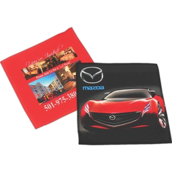 8" x 8" microsuede microfiber cloth with customization.... from ASI 44900 NC Custom (CI/Lanco)