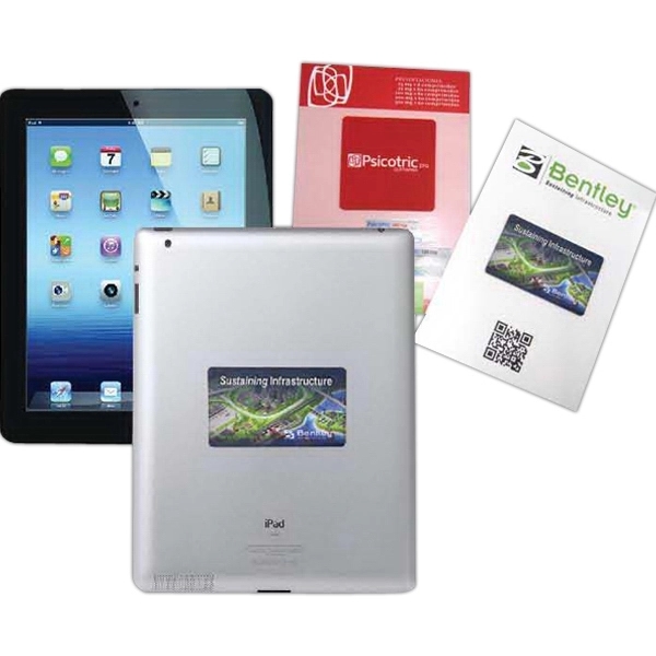 Smartphone cling wipe with a rectangle shape for cleaning your screens... from ASI 44900 NC Custom (CI/Lanco)