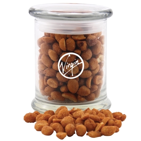 Honey Roasted Peanuts in a Large Round Glass Status Jar with... from ASI 44900 NC Custom (CI/Lanco) / Lanco