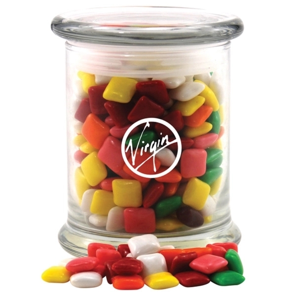 Mini Chicklets Gum in a Large Round Glass Status Jar with... from ASI 44900 NC Custom (CI/Lanco) / Lanco