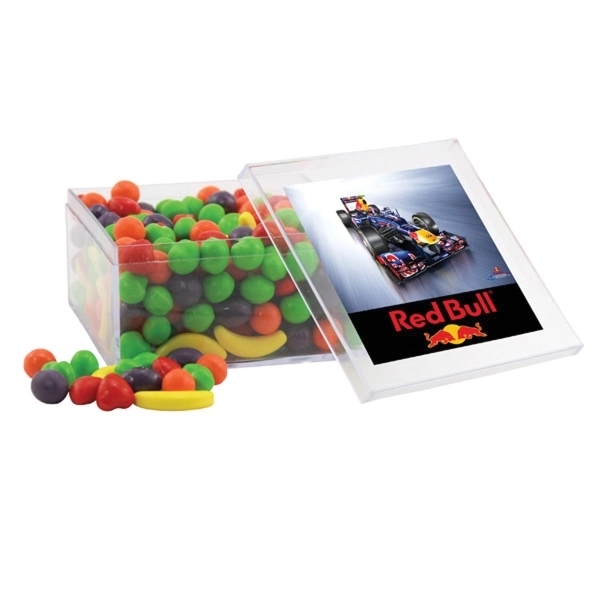 Candy Fruitz in a Clear Acrylic Box- 4" x 4" x... from ASI 44900 NC Custom (CI/Lanco) / Lanco