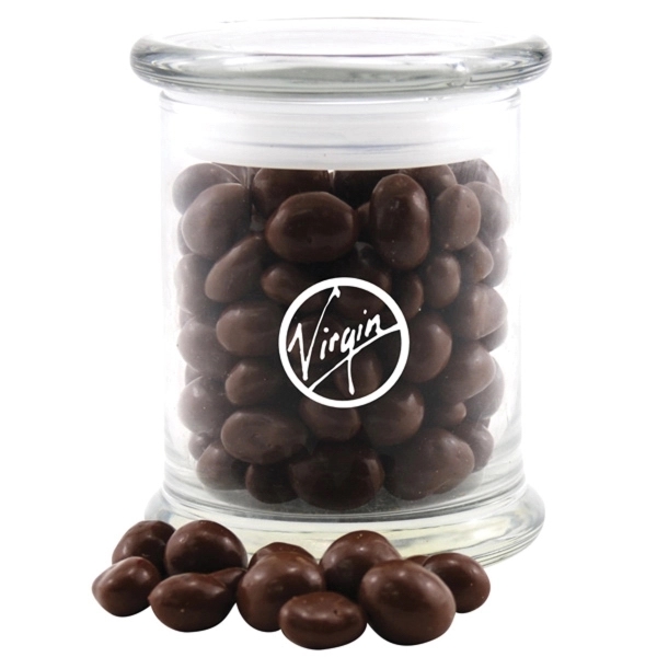 Chocolate Covered Peanuts in a Large Round Glass Status Jar with... from ASI 44900 NC Custom (CI/Lanco) / Lanco