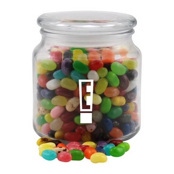 Jelly Bellies in a Glass apothecary Jar with Lid... from ASI 44900 NC Custom (CI/Lanco) / Lanco