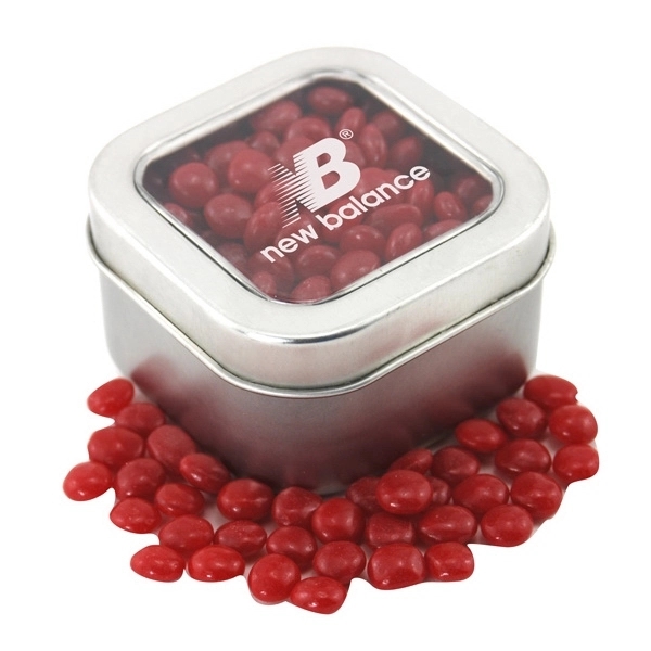 Metal Tin with Window Lid and Cinnamon Imperials... from ASI 44900 NC Custom (CI/Lanco) / Lanco