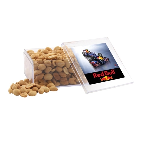 Peanuts in a Clear Acrylic Box- 4" x 4" x 2"... from ASI 44900 NC Custom (CI/Lanco) / Lanco