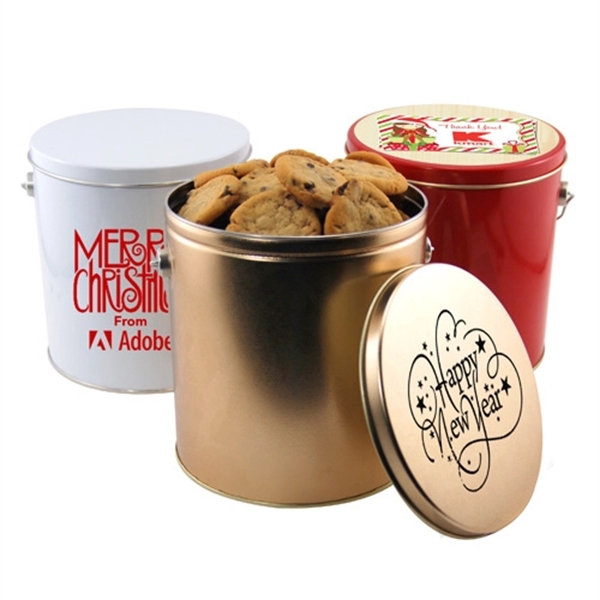 1 Gallon Gift Tin with Cookies... from ASI 44900 NC Custom (CI/Lanco) / Lanco