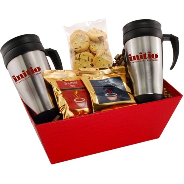 Tray with Mugs and Assortment of Food... from ASI 44900 NC Custom (CI/Lanco) / Lanco