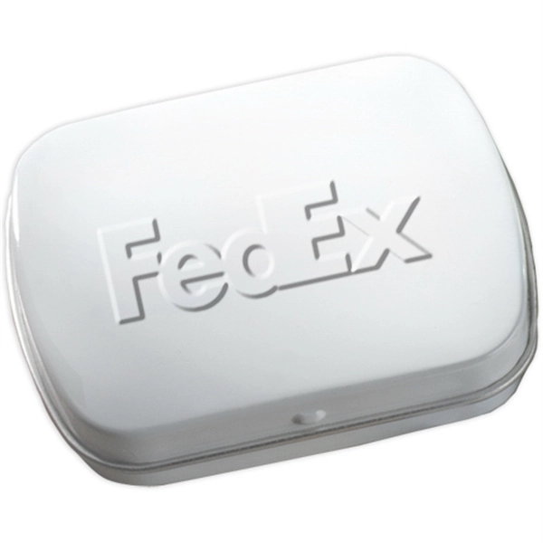 Pocket-sized metal tin filled with wintergreen mints.... from ASI 44900 NC Custom (CI/Lanco) / Lanco