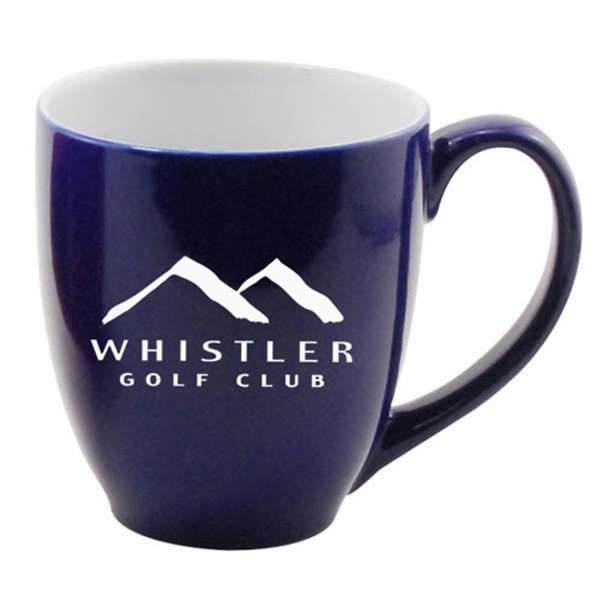 14 oz. ceramic coffee mug with white interior and colored exterior.... from ASI 44900 NC Custom (CI/Lanco) / Lanco