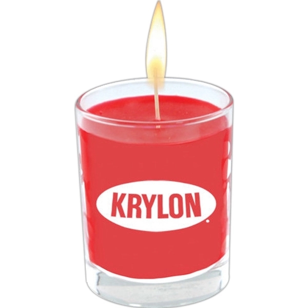 Aromatherapy wax candle inside an 11 oz. heavy base jar; multiple... from ASI 44900 NC Custom (CI/Lanco) / Lanco