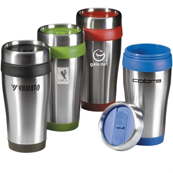 16 oz Insulated Stainless Steel Travel Tumbler with Lid... from ASI 44900 NC Custom (CI/Lanco) / Lanco