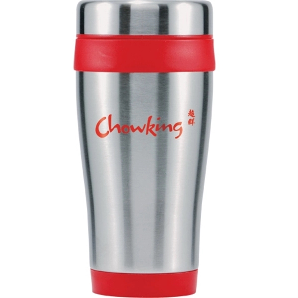 16 oz Insulated Stainless Steel Travel Tumbler with Lid... from ASI 44900 NC Custom (CI/Lanco) / Lanco