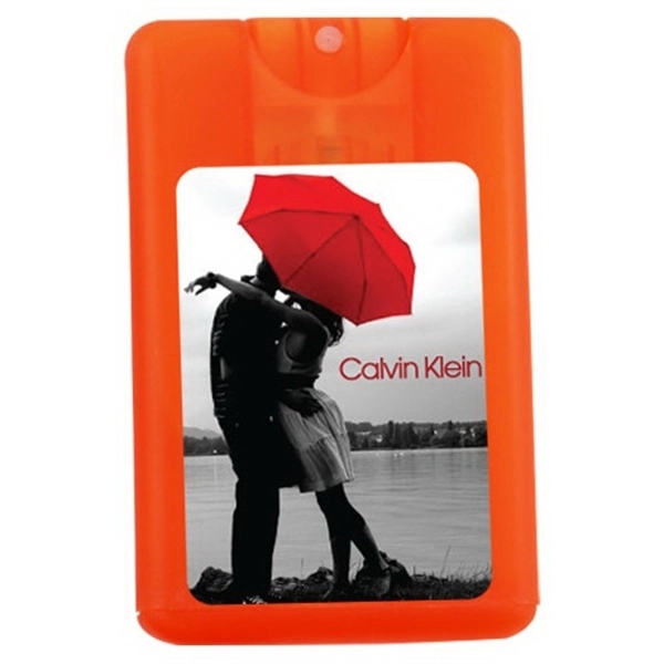 Credit card sized pocket anti-bacterial spray, 20ml.... from ASI 44900 NC Custom (CI/Lanco) / Lanco