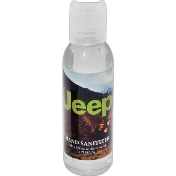 2 oz. round bottle of hand sanitizer gel.... from ASI 44900 NC Custom (CI/Lanco) / Lanco