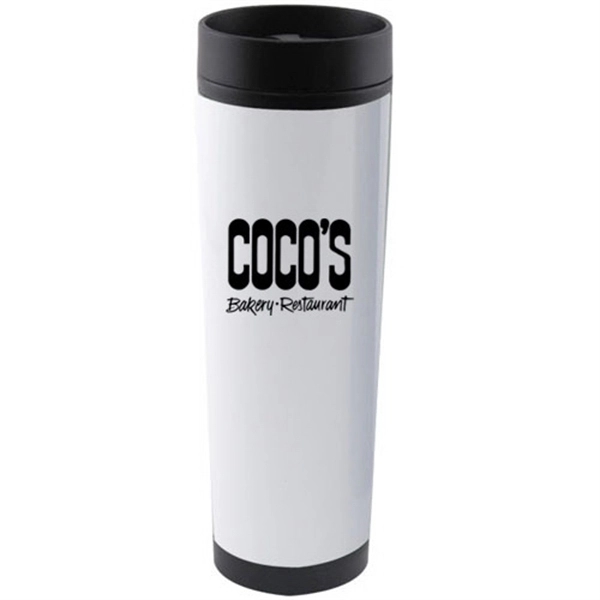 14 oz. insulated stainless steel tumbler with spill resistant lid.... from ASI 44900 NC Custom (CI/Lanco) / Lanco