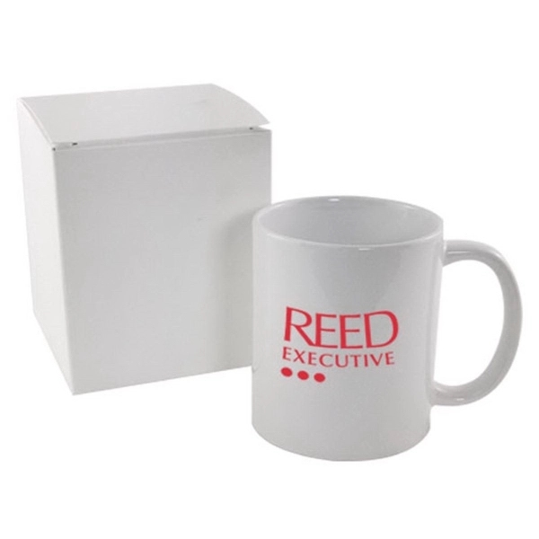 11 oz. mug packed inside a white gift box.... from ASI 44900 NC Custom (CI/Lanco) / Lanco
