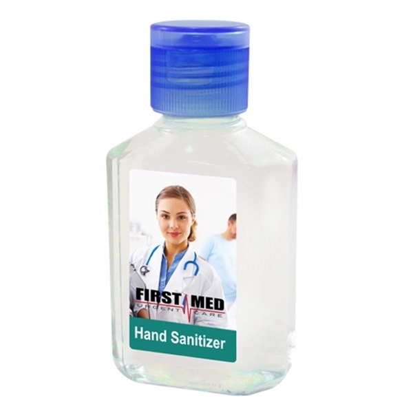 2 oz. bottle of hand sanitizer gel with a colored cap.... from ASI 44900 NC Custom (CI/Lanco) / Lanco