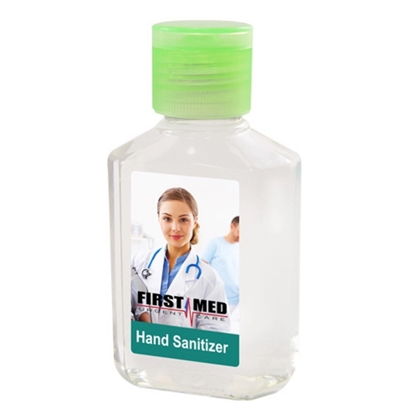 2 oz. bottle of hand sanitizer gel with a colored cap.... from ASI 44900 NC Custom (CI/Lanco) / Lanco