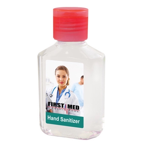 2 oz. bottle of hand sanitizer gel with a colored cap.... from ASI 44900 NC Custom (CI/Lanco) / Lanco
