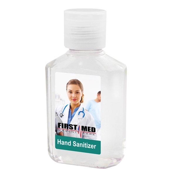 2 oz. bottle of hand sanitizer gel with a colored cap.... from ASI 44900 NC Custom (CI/Lanco) / Lanco