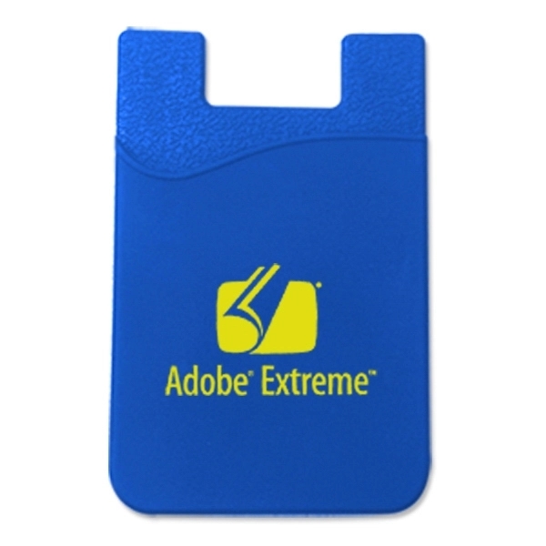 Smartphone wallet made of silicone with 3M adhesive for securely holding... from ASI 44900 NC Custom (CI/Lanco) / Lanco