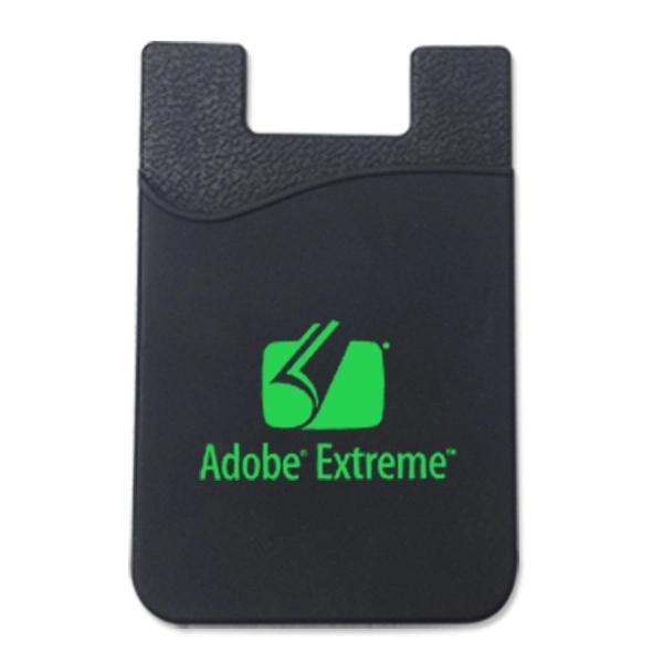 Smartphone wallet made of silicone with 3M adhesive for securely holding... from ASI 44900 NC Custom (CI/Lanco) / Lanco