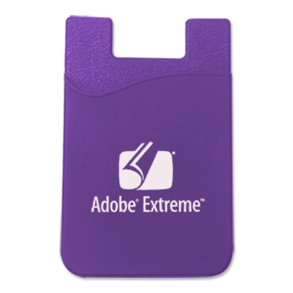 Smartphone wallet made of silicone with 3M adhesive for securely holding... from ASI 44900 NC Custom (CI/Lanco) / Lanco