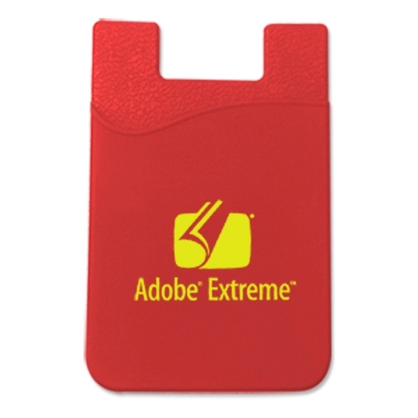 Smartphone wallet made of silicone with 3M adhesive for securely holding... from ASI 44900 NC Custom (CI/Lanco) / Lanco