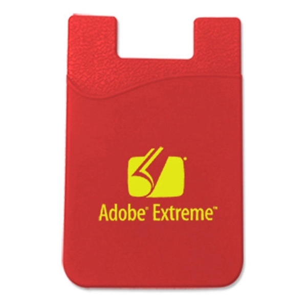 Smartphone wallet made of silicone with 3M adhesive and a custom... from ASI 44900 NC Custom (CI/Lanco) / Taylor & Grant Lanco