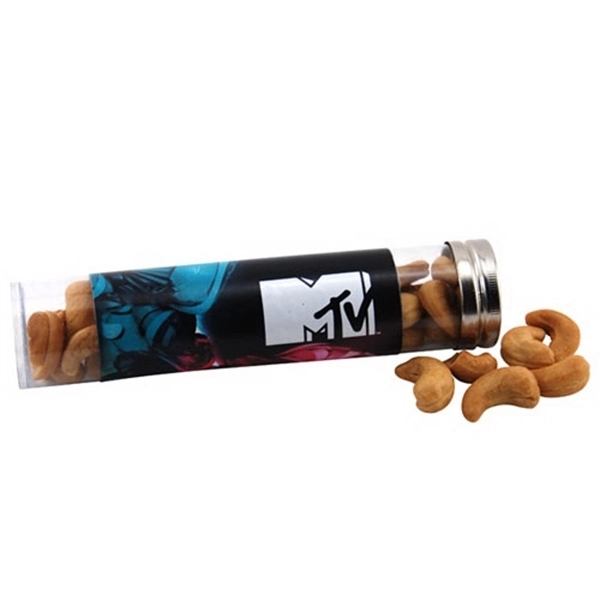 Cashews in a 6 " Plastic Tube with Metal Cap and... from ASI 44900 NC Custom (CI/Lanco) / Lanco