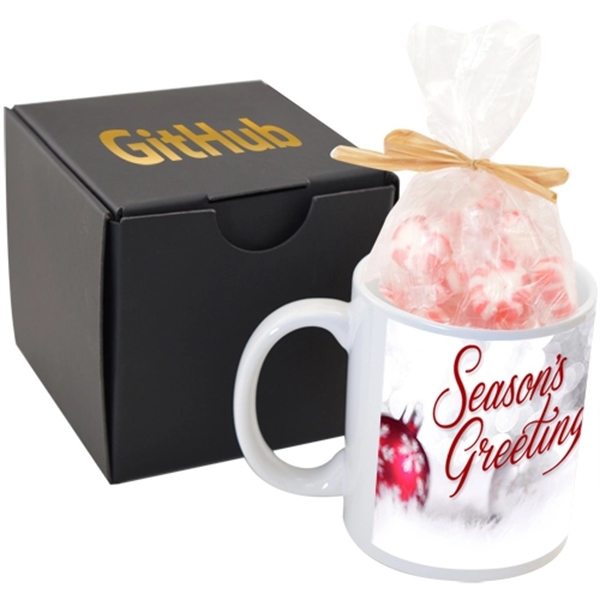 Premium gift box with an 11 oz. full color mug filled... from ASI 44900 NC Custom (CI/Lanco)