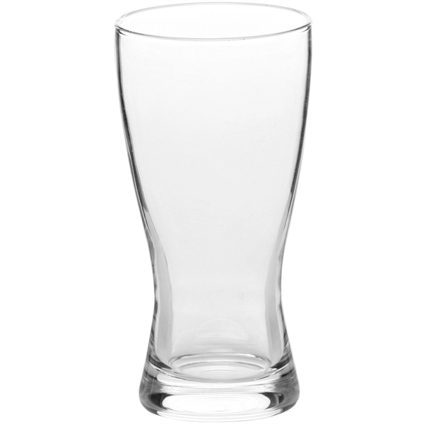 Clear 13.25 oz pilsner glass.... from ASI 39552 BEL Promo