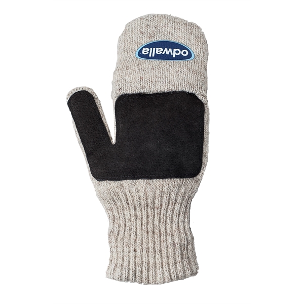 Glomitt- glove & mitten, ragg wool shell with 3M Thinsulate lining... from ASI 62192 Illinois Glove Co / Honest Abe®