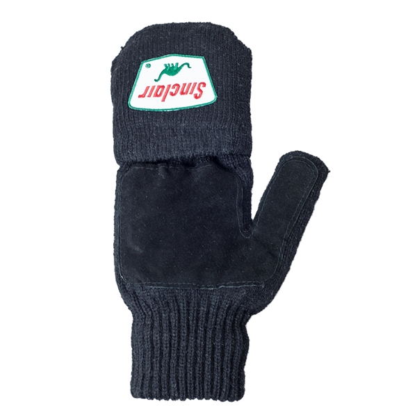 Glomitt- glove & mitten, ragg wool shell with 3M Thinsulate lining... from ASI 62192 Illinois Glove Co / Honest Abe®