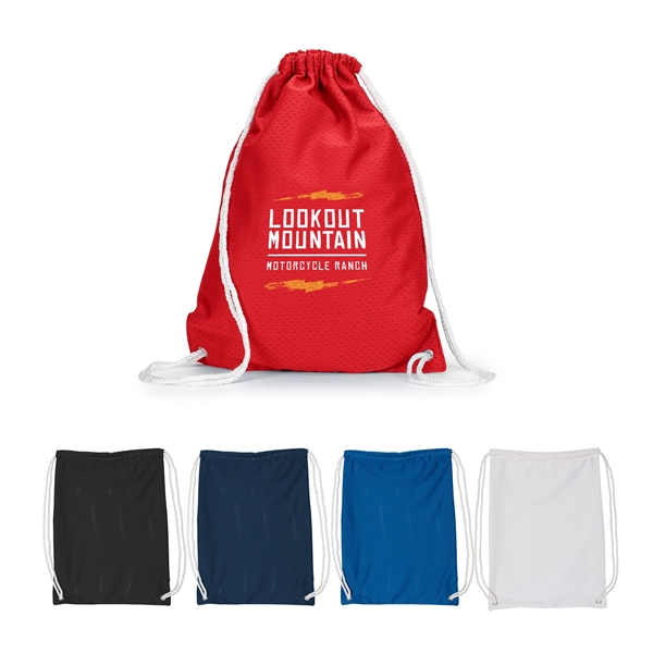 This drawstring bag features breathable jersey fabric & durable drawstring cords... from ASI 41511 Brainchild USA Inc / BrainChild Gift Club