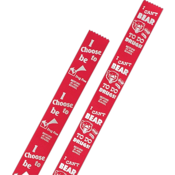 Continuous print drug free 2" premium grade ribbon.... from ASI 56100 Gemini Ind Inc / F & H Ribbon