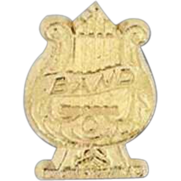 Stock design award pin with clutch back attachment for secure mounting.... from ASI 56100 Gemini Ind Inc / F & H Ribbon