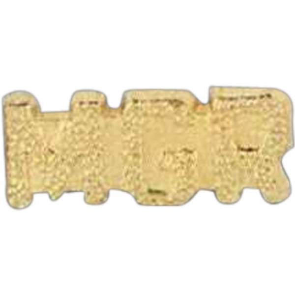 Stock design award pin with clutch back attachment for secure mounting.... from ASI 56100 Gemini Ind Inc / F & H Ribbon