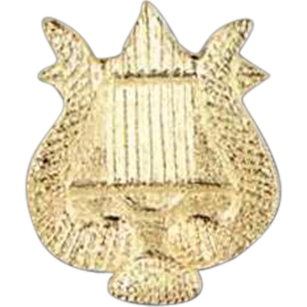 Stock design award pin with clutch back attachment for secure mounting.... from ASI 56100 Gemini Ind Inc / F & H Ribbon