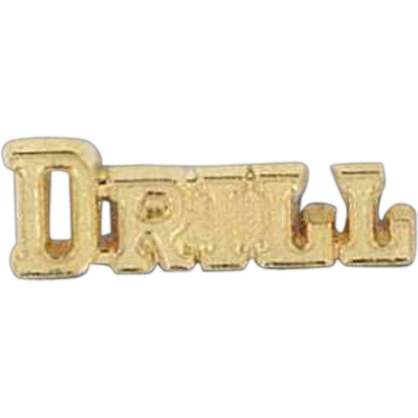 Stock design award pin with clutch back attachment for secure mounting.... from ASI 56100 Gemini Ind Inc / F & H Ribbon