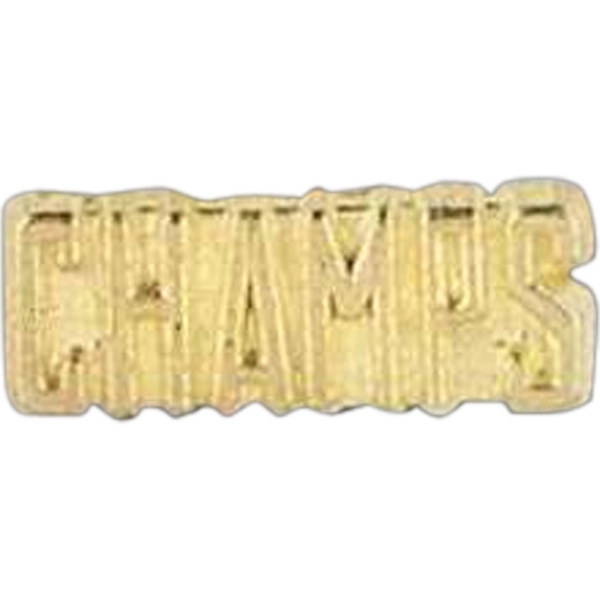 Stock design award pin with clutch back attachment for secure mounting.... from ASI 56100 Gemini Ind Inc / F & H Ribbon