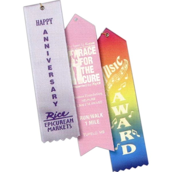 Custom premium grade promotional ribbon with finished top.... from ASI 56100 Gemini Ind Inc / F & H Ribbon