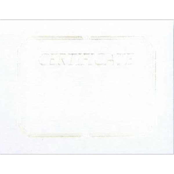 Blank stock gold foil embossed certificate with border, 8 1/2" x... from ASI 56100 Gemini Ind Inc / F & H Ribbon