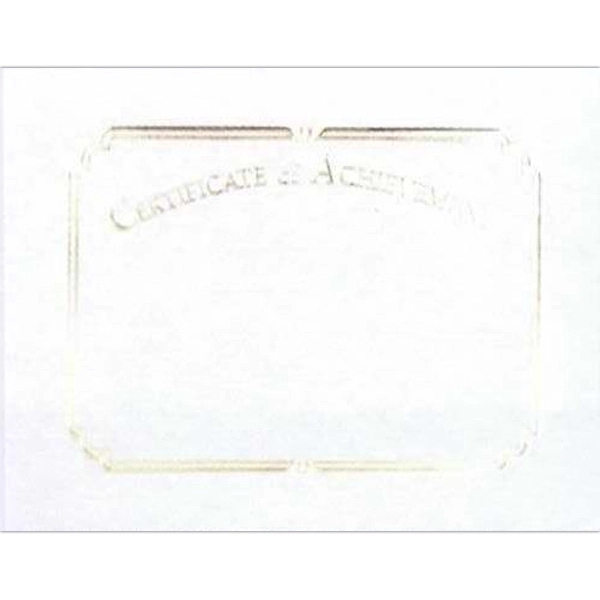 Blank stock gold foil embossed certificate with border, 8 1/2" x... from ASI 56100 Gemini Ind Inc / F & H Ribbon