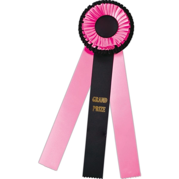 Custom Rosette; Head diameter 5-1/2", Overall Length 18", Streamer size 2"... from ASI 56100 Gemini Ind Inc / F & H Ribbon