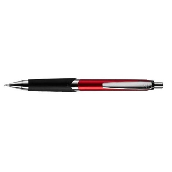 Sterling metallic plunger-action pen with a metal clip, chrome plunger and... from ASI 82498 RiteLine LLC
