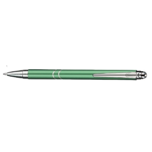Dawson satin pen with a sleek satin, metal barrel with chrome... from ASI 82498 RiteLine LLC