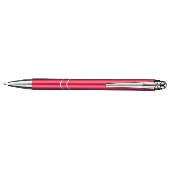 Dawson satin pen with a sleek satin, metal barrel with chrome... from ASI 82498 RiteLine LLC