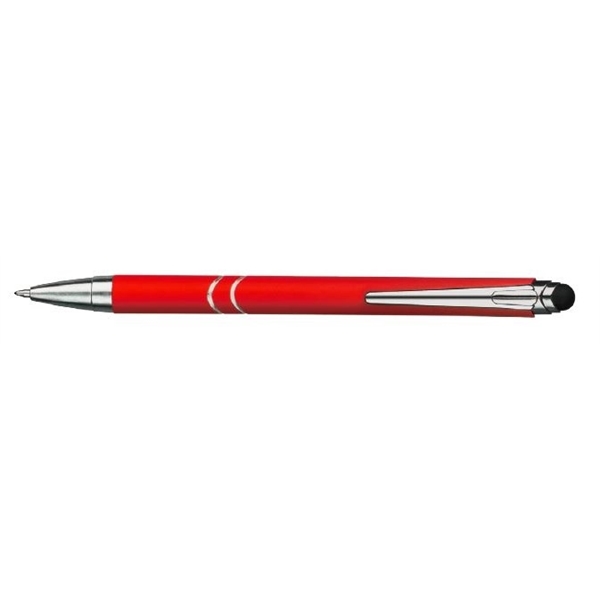 Dawson stylus soft pen with a soft-to-the-touch metal barrel with chrome... from ASI 82498 RiteLine LLC